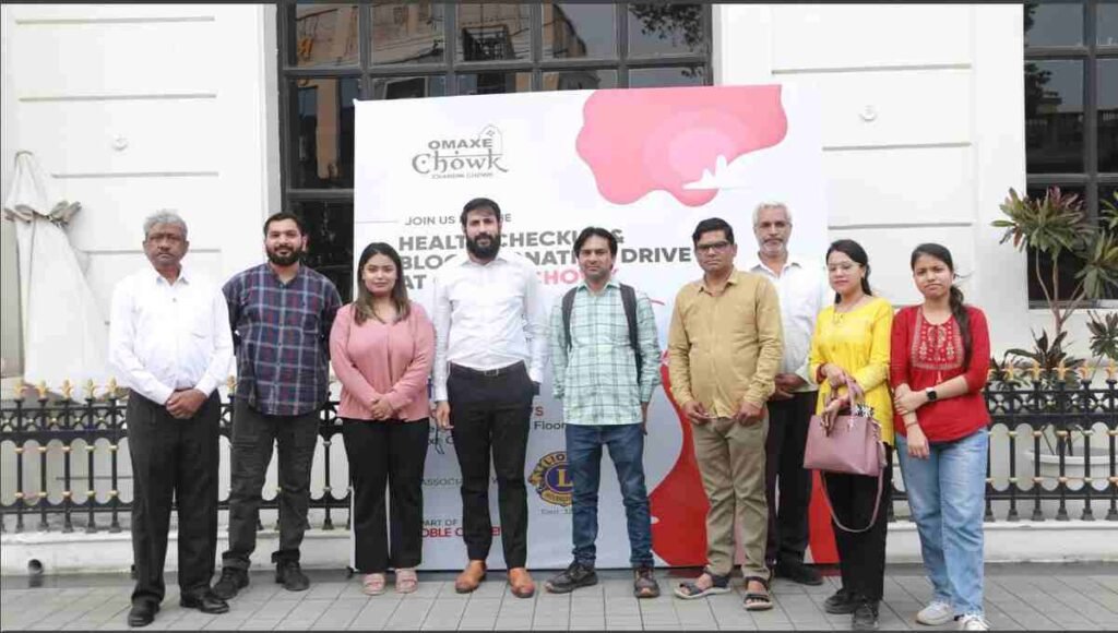 Omaxe Chowk, Blood Donation Drive, Lions Club Delhi Metro, Health Checkup Camp, Community Health Initiative, Blood Donation Awareness, Social Responsibility, Chandni Chowk Events, Delhi Community Events, Healthcare Awareness Delhi, Omaxe Group CSR, Jatin Goel Omaxe, Life Saving Blood Drive, Community Engagement Delhi Omaxe Chowk News, Voluntary Blood Donation, Public Health Campaign, Retail Community Initiative, Lions Club Blood Drive, Compassion in Action,