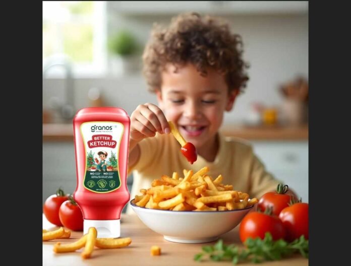 Granos, Better Ketchup, Jaggery Sweetened, No Refined Sugar, Healthier Ketchup, Natural Ingredients, No Preservatives, No Artificial Additives, Clean Label, Health Food, New Product Launch, India, Food Innovation, Condiment, Ketchup, Gluten-Free, Vegan, Rahul Mittal, Mohali, Indian Food, Healthy Eating, Consumer Goods, Retail, Bric-X Infra, Iconic Real Estate Consultant, Times Realty Conclave 2025, Real Estate Consultant India, Investment Advisory Gurugram, Real Estate Awards India, Sher Singh Rathore, Vijay Kamboj, Amit Rangi, Gurugram Real Estate, Delhi NCR Property Investment, Real Estate Investment India, NRI Real Estate Services, Property Consultant India, Real Estate News India,