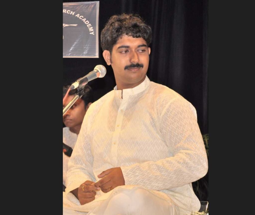 Pancham Nishad Presents an Exceptional Morning Concert with Kaustuv Kanti Ganguly 1 Pratah Swar Mumbai, Kaustuv Kanti Ganguly Concert, Hindustani Classical Music Mumbai, Morning Ragas Concert, Pancham Nishad Concert, Free Music Event Mumbai, Ravindra Natya Mandir Event, Mumbai Music Concert May 2025, Indian Classical Vocal Music, Pandit Ajoy Chakrabarty Disciple, Patiala Gharana Music, Yati Bhagwat Tabla, Siddhesh Bicholkar Harmonium, Classical Music and Technology, Mumbai Cultural Events,