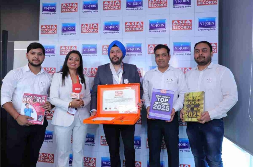 VI-John, personal grooming, Maha Kumbh, Asia Book of Records, Grooming Ka Mahakumbh, digital pledge, hygiene initiative, self-care, India, healthcare, grooming services, Harshit Kochhar, Ashutosh Chaudharie, Grooming Pratigya