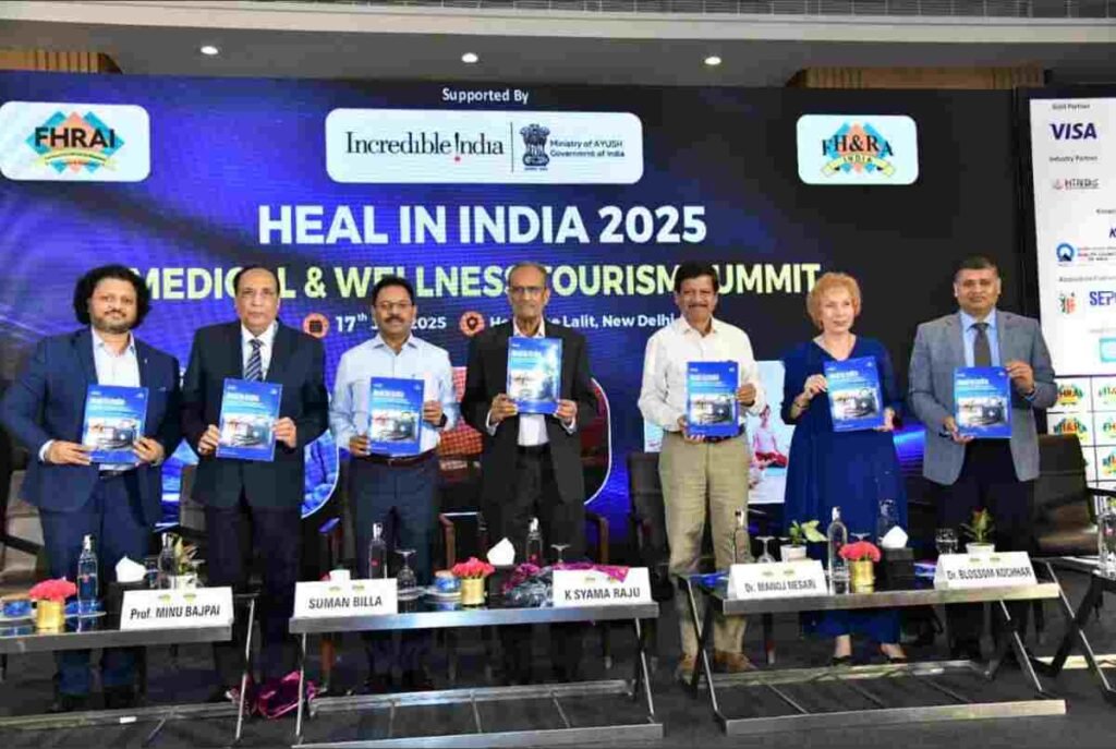 medical tourism, India healthcare, Heal in India, wellness tourism, global medical hub, medical value travel, Ayurveda, medical visas, FHRAI, KPMG India