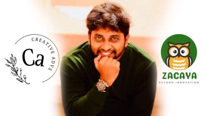 Aravindan S, Creative Advs, Zacaya Technology, digital marketing, business automation, Coimbatore, entrepreneur, digital transformation