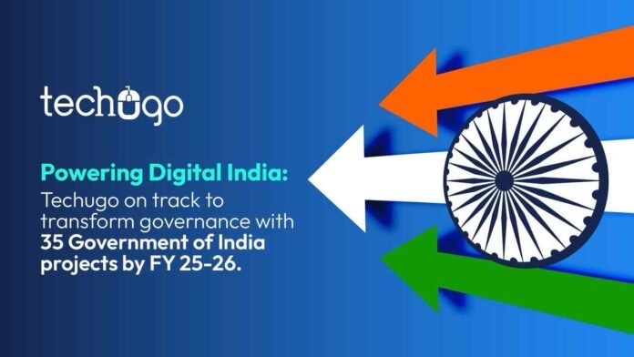Techugo, e-governance, digital India, govtech, government projects, digital transformation, AI solutions, blockchain, cybersecurity, mobile app development