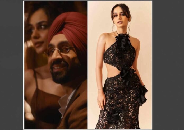 Manushi Chhillar, Diljit Dosanjh, Kufar, Kufar Teaser, Manushi Chhillar sexy look, Diljit Dosanjh new song, Manushi Chhillar music video, Aura album, celebrity collaboration