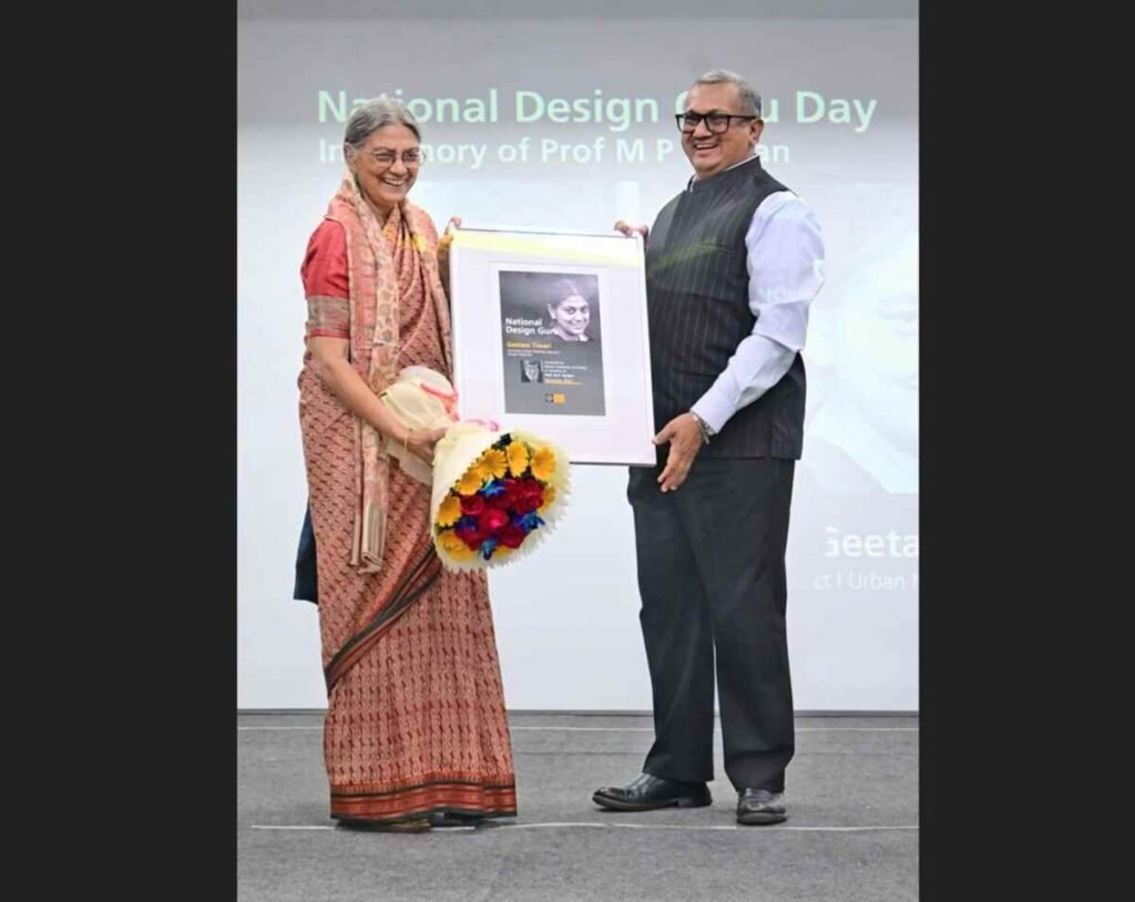 Design Guru Day 2025, Prof. Geetam Tiwari award, World University of Design, sustainable transport India, urban mobility design, road safety research, IIT Delhi TRIPP, National Urban Transport Policy, design education India, mobility future India