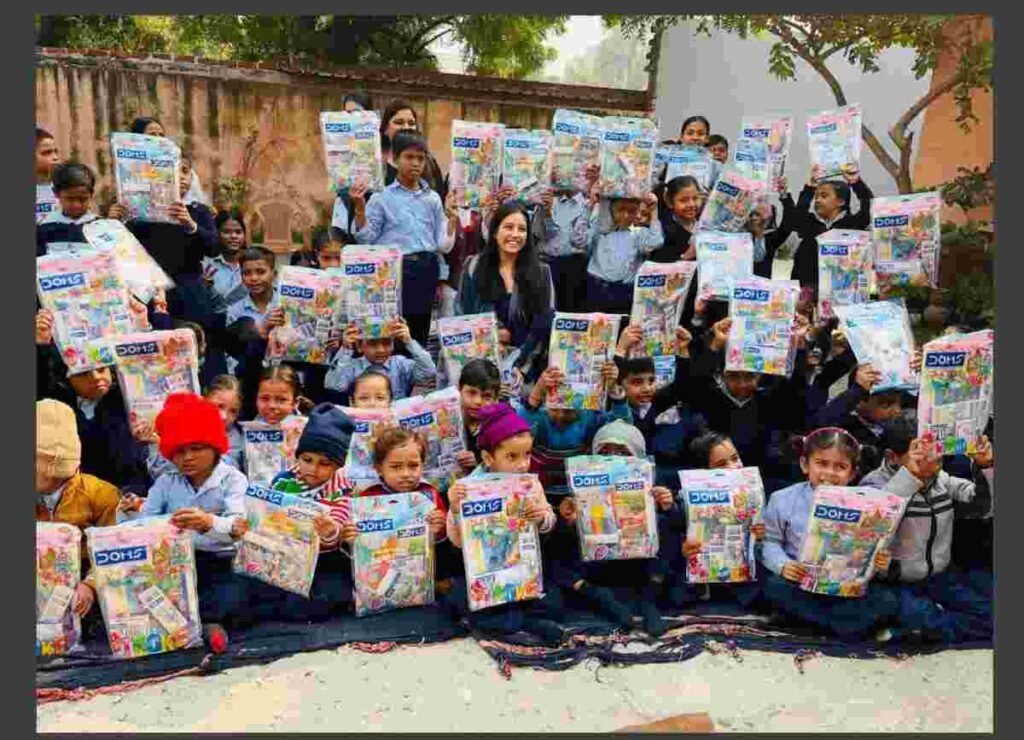 Nimbus Realty and Niveda Foundation Join Hands to Uplift Young Learners on Children’s Day 1 Nimbus Realty , Niveda Foundation ,Nimbus Realty CSR, Niveda Foundation, Children's Day, Education Support, Underprivileged Students, Noida Community, Yamini Agarwal CMO, Grassroots Initiative