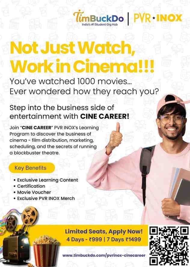 CineCareerCreative PVR INOX, Timbuckdo,