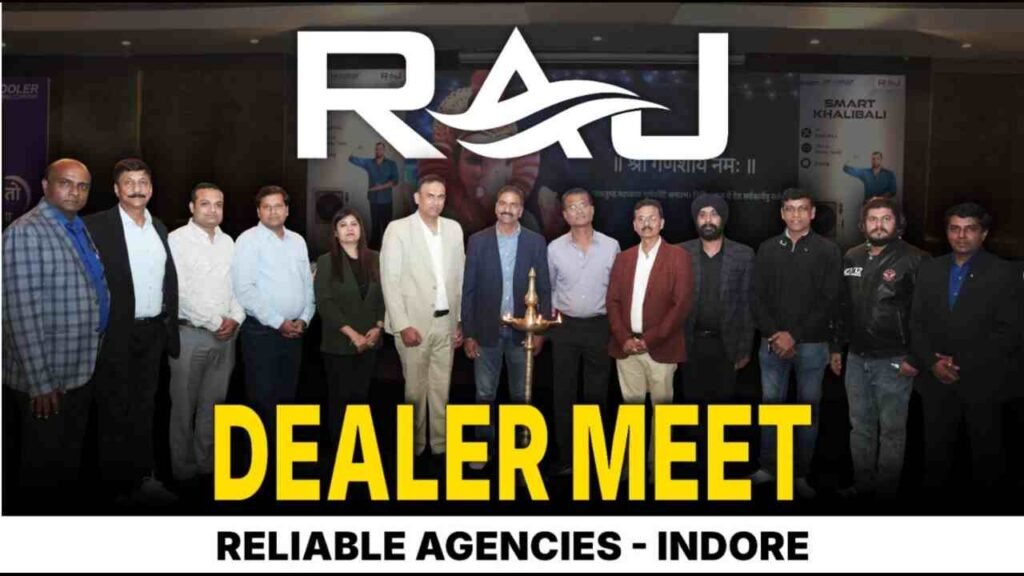 Raj Cooling Systems, dealer meet Indore, air cooler brand India, cooling solutions expansion