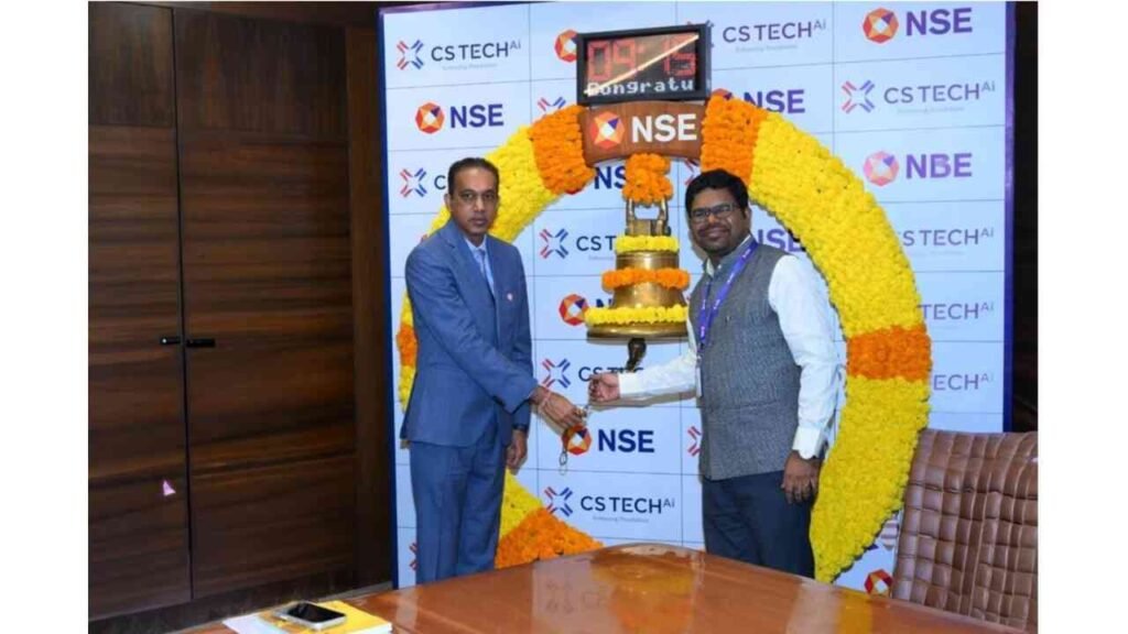 CS TECH Ai Lists on NSE as Revenue and Profit Rise 1 CS TECH Ai