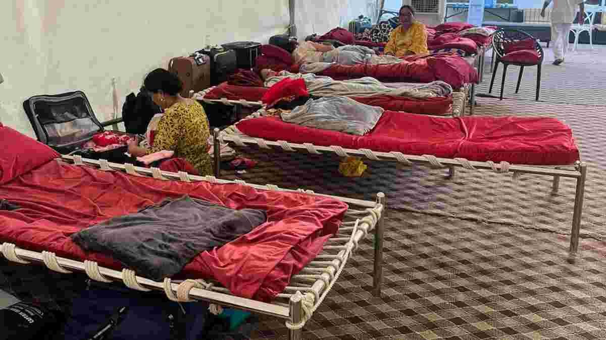 Dr Dhiraj Kantilal Jain, Mamata Dhiraj Jain, Ajman stranded travellers help, Gulf flight cancellations Ajman, Jainam Jivika Farm shelter, UAE humanitarian support, stranded passengers Ajman