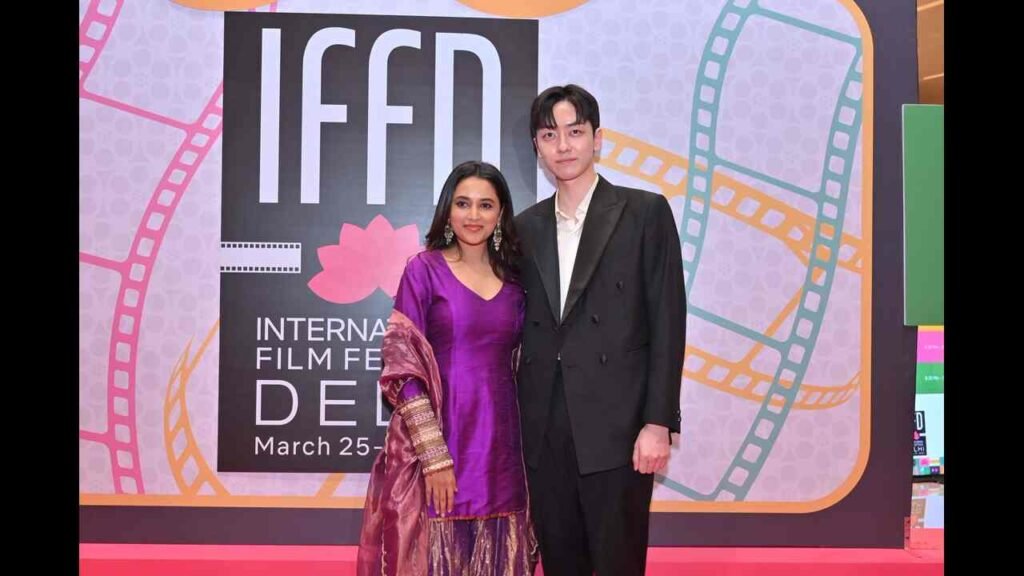 Priyanka Mohan Walks the Red Carpet for Made In Korea at IFFD 2026 1 Priyanka Mohan, Made In Korea film, IFFD 2026, Netflix global top 10, South Indian cinema