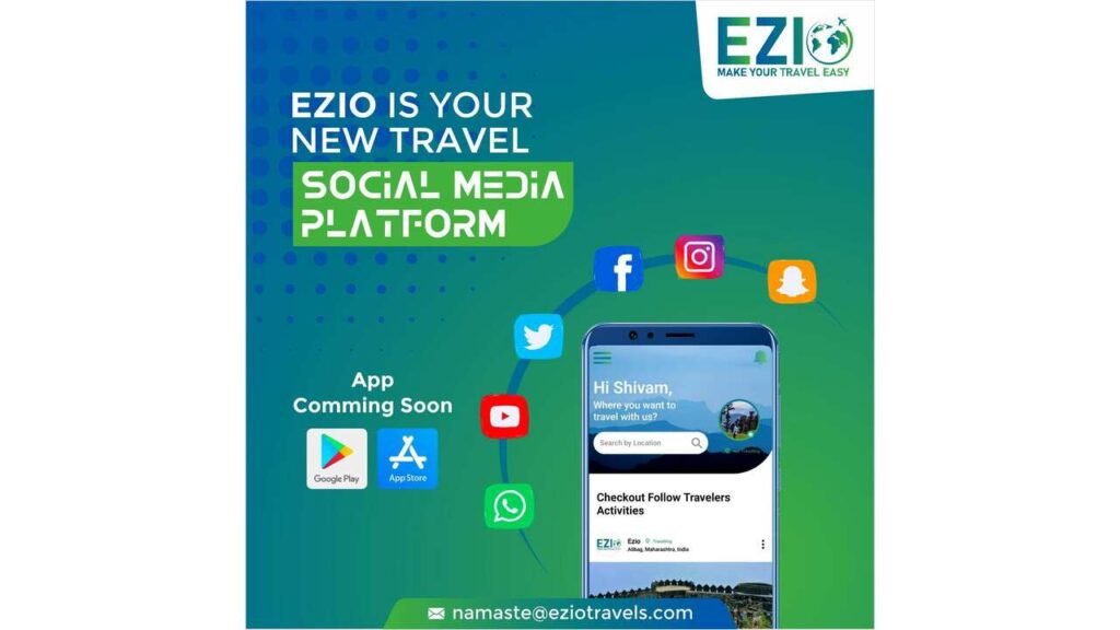 Shivam Kumar EZIO, EZIO founder interview, Instagram of travel startup, social travel platform India, travel tech startup India