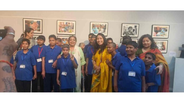 WhatsApp Image 2026-03-30 at 11.53.10 AM A Journey Into Expression, What is Love exhibition, PRABHAT Society, inclusive art India, India Habitat Centre exhibition