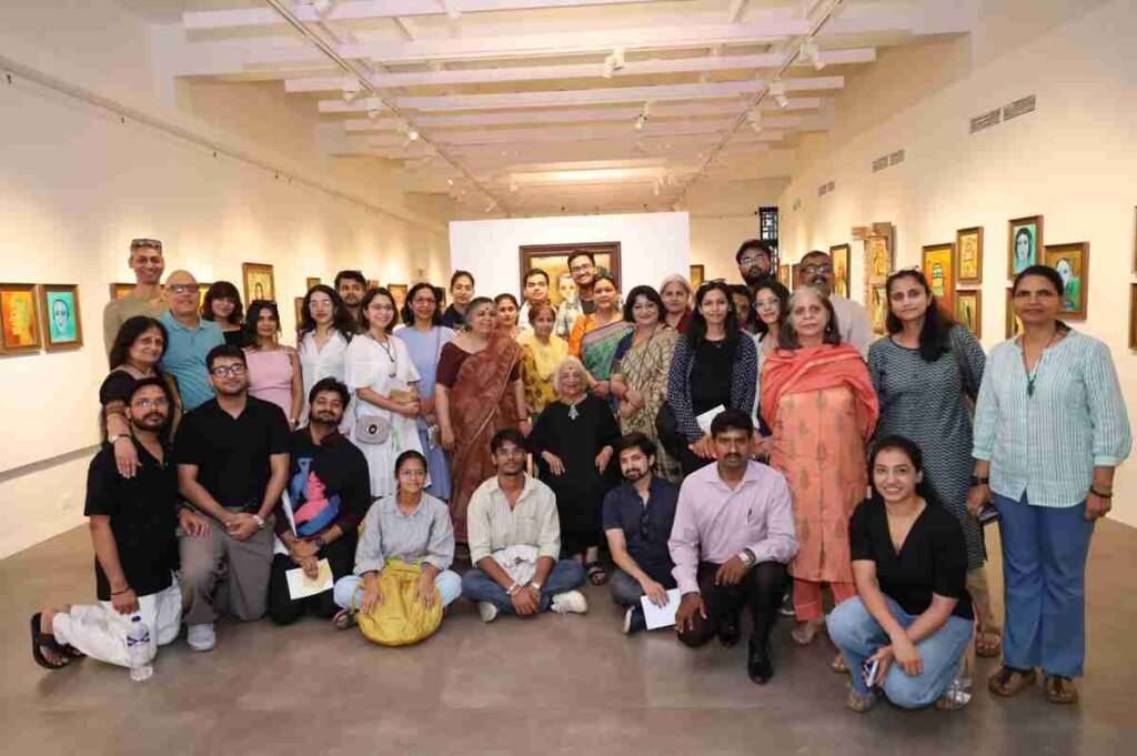 Anjolie Ela Menon exhibition, Revisitations Delhi, Uma Nair talk, Shridharani Gallery show, Vadehra Art Gallery event