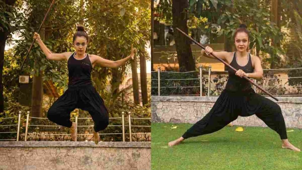 Sheena Chohan Champions the Actress-Athlete Mindset with Kalaripayattu on World Health Day 1 Sheena Chohan, World Health Day, Kalaripayattu, actress fitness, holistic wellness, martial arts India