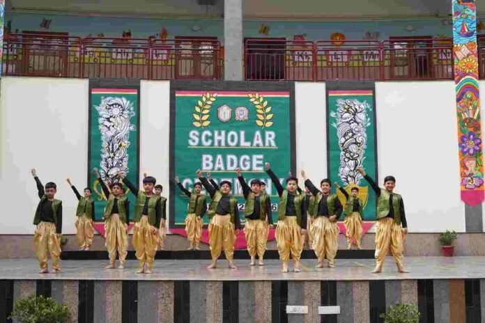 Delhi Public School Indirapuram, DPS Indirapuram Scholar Badge Ceremony 2026, Ghaziabad school event, Class V scholar badge, academic excellence awards, DPSI achievements, school ceremony Ghaziabad