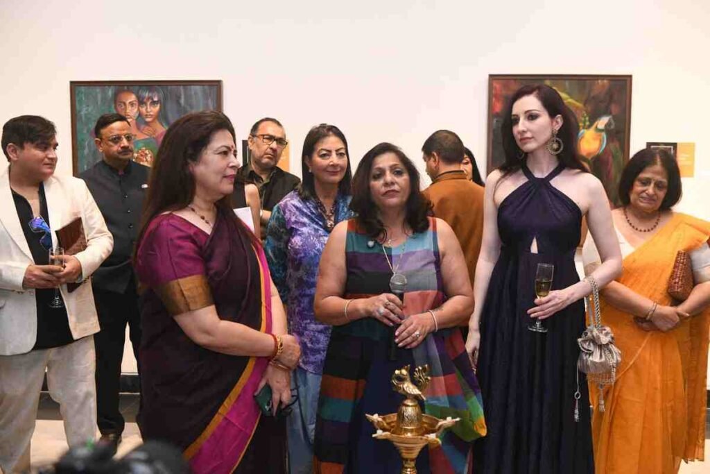 Finding Home in India: The Artistic Journey of Julia Usmanova India Through Russian Eyes 1 Bikaner House art exhibition, Julia Usmanova Delhi, art events New Delhi June, Bikaner House Main Gallery, Neena Gulati curator