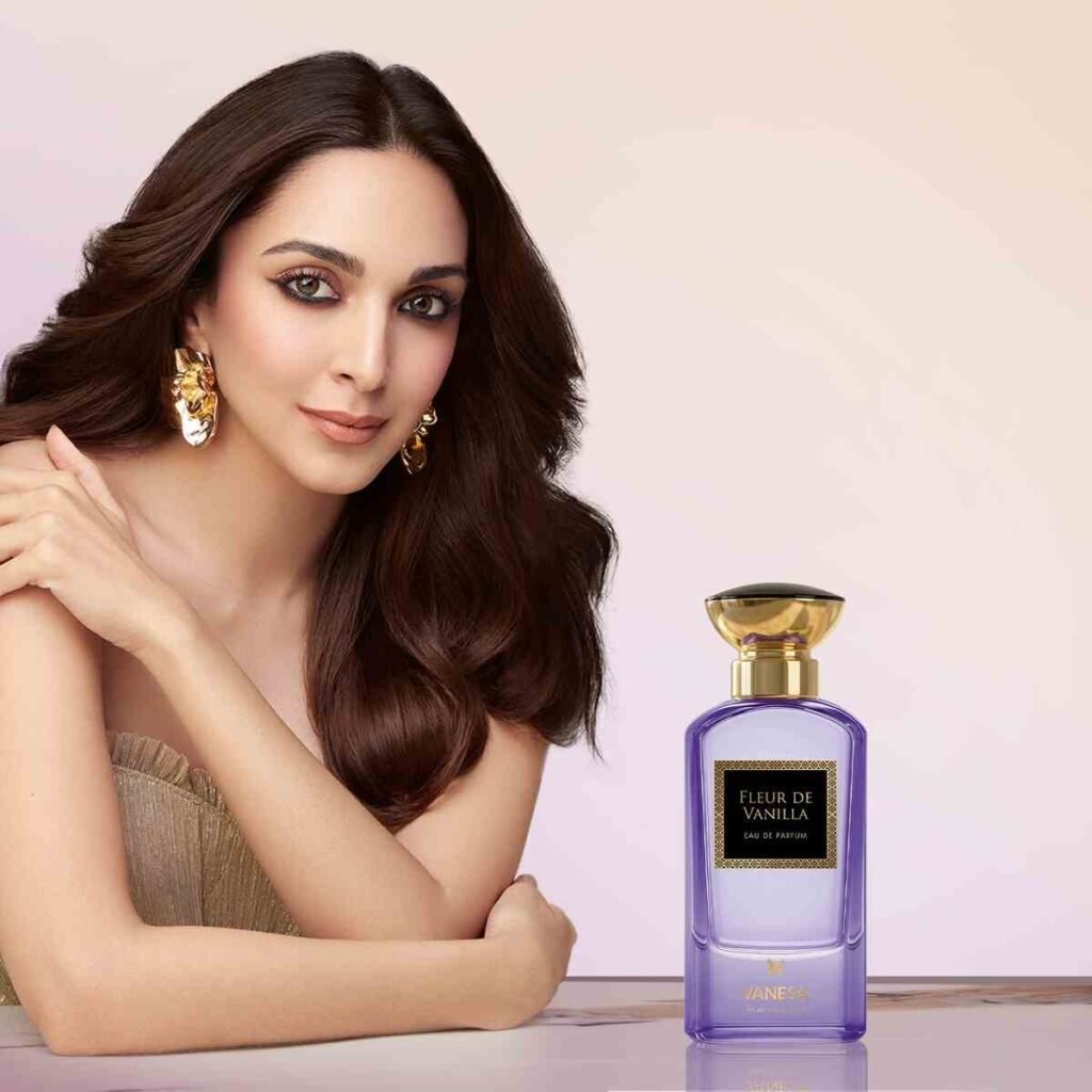VANESA Fleur De Vanilla, Fleur De Vanilla EDP, VANESA perfume for women, Kiara Advani VANESA, floral creamy gourmand perfume, long-lasting EDP India, French Collection VANESA, affordable luxury perfumes for women