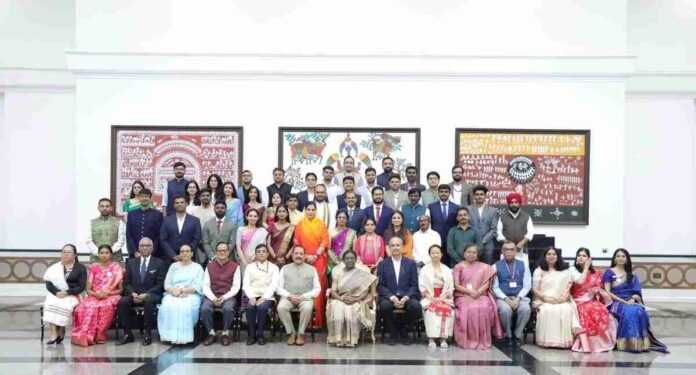 President Honours AIC-JKLU Startup Founders, AIC JKLU, Grassroots Innovator Recognition 2026, Rashtrapati Bhavan Awards, Neha Solanki, Unnati Adaptive Devices, Buddy Chair, Chirag M G, Sunbird Straws, eco-friendly straws India, sustainable startups India, assistive technology startup, JK Lakshmipat University, Indian startup news, innovation awards India, President of India innovation awards, Jaipur startup ecosystem, social innovation India, entrepreneurship India, grassroots innovation India