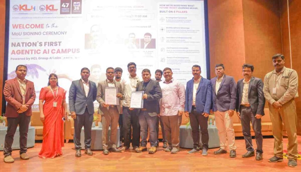 India’s First Agentic AI Campus Takes Shape at KLH Hyderabad 1 KLH Hyderabad