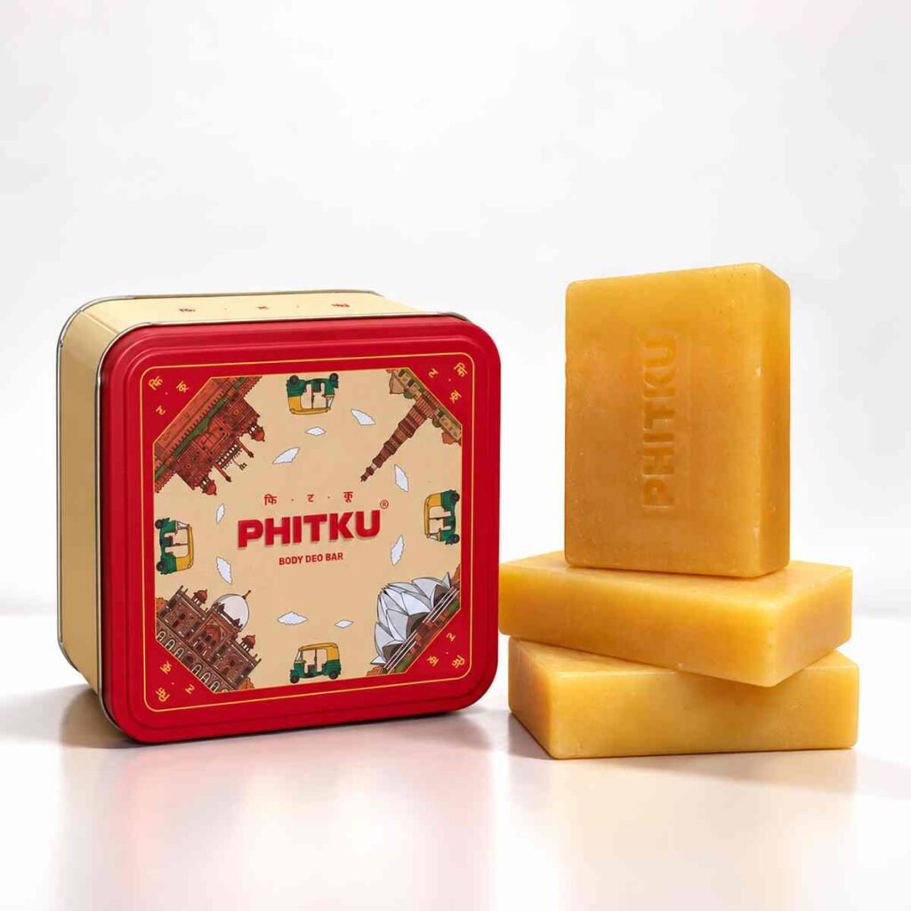 Phitku Takes Odour Control Beyond the Underarms with the New Body Deo Bar 1 Phitku, Phitku Body Deo Bar, Phitku product launch, body deodorant bar, full body odour control, body odour protection, Phitkari deodorant, potassium alum personal care, alum-based deodorant, 24-hour odour protection, body care products India, personal care brand India, unisex deodorant bar, body acne care, niacinamide body care, Salicylic Acid body care, Indian beauty brands, skincare product launch.